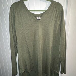 CAbi Olive Long Sleeve Tee